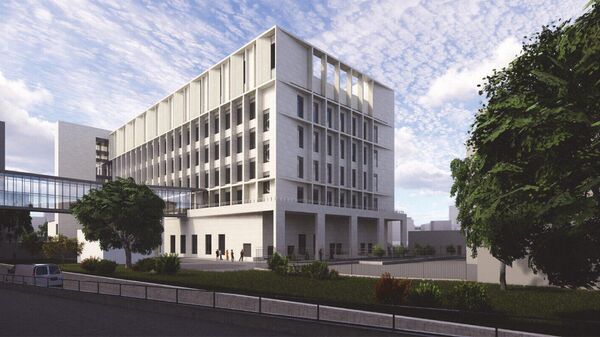 Проектное решение строительства нового здания НИИ скорой помощи имени Склифосовского в Москве