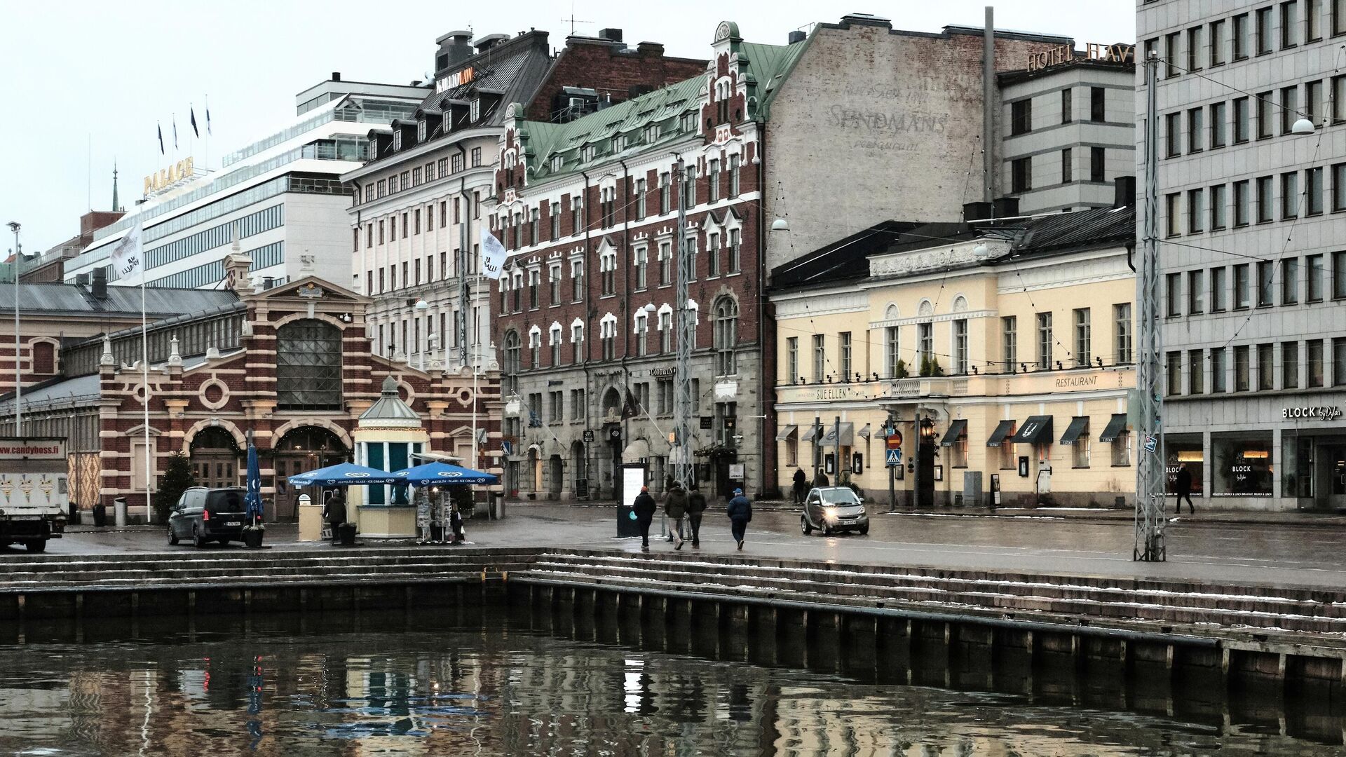 Вид на Южный порт и Рыночную площадь в Хельсинки - РИА Новости, 1920, 07.04.2023