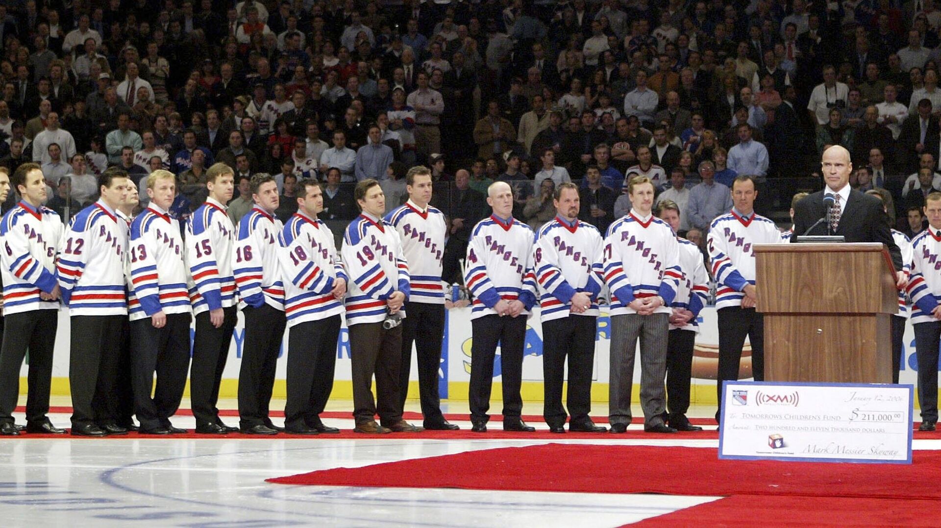 Хоккеисты Нью-Йорк Рейнджерс, выигравшие Кубок Стэнли-1994 - РИА Новости, 1920, 27.06.2022