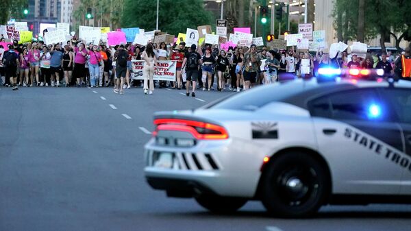 Акция протеста в Аризоне, связанная с решением Верховного суда США об абортах