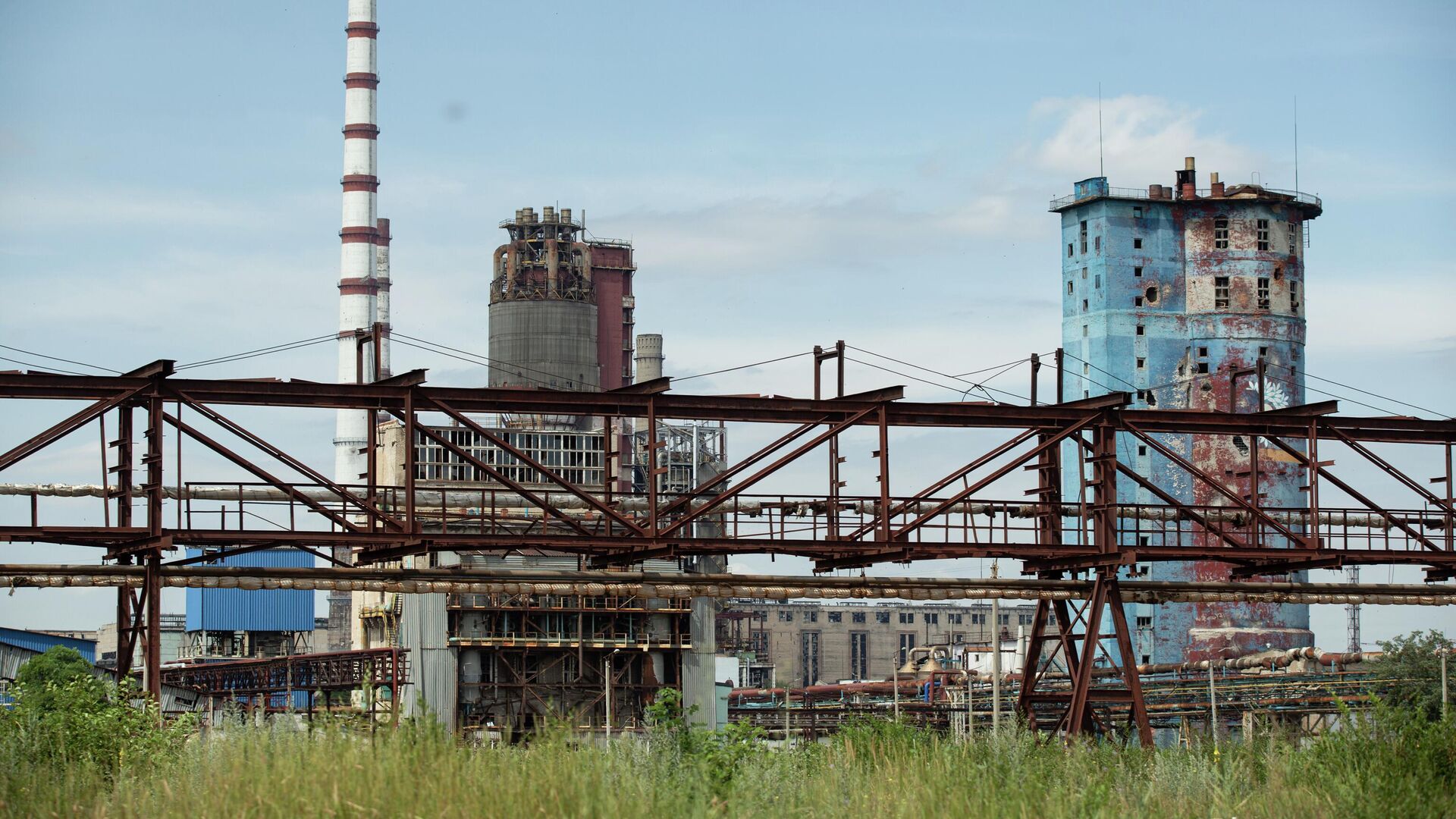 Территория завода Азот в Северодонецке - РИА Новости, 1920, 28.06.2022