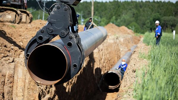 Строительство газопровода в новой Москве