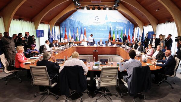 Встреча лидеров стран Большой семерки в Германии