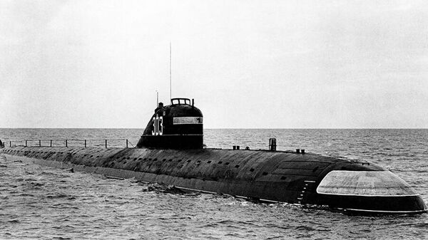 АПЛ К-3 в открытом море, 1960 год