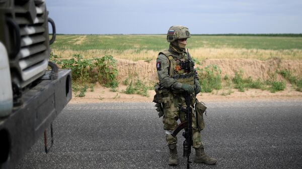 Военнослужащий ВС России в южном секторе специальной военной операции на Украине