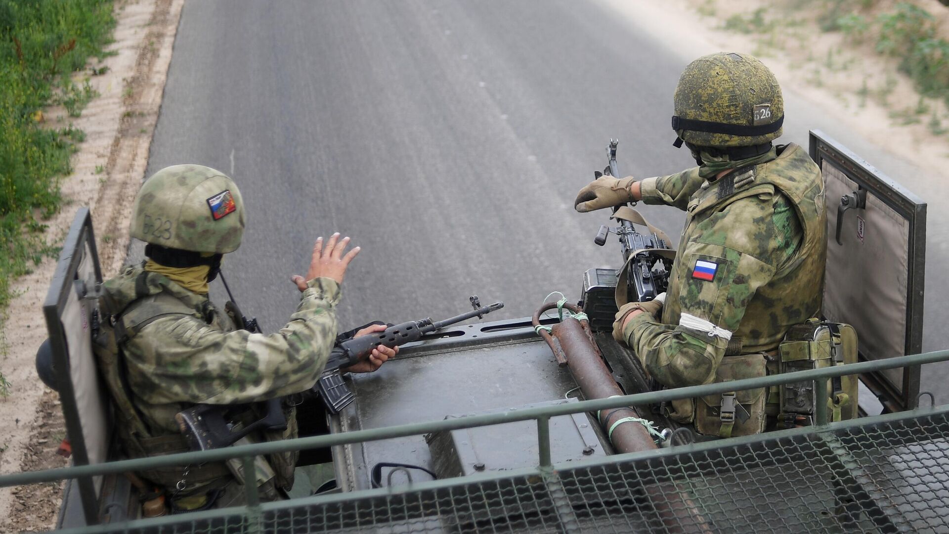 Военнослужащие ВС РФ в южном секторе специальной военной операции на Украине - РИА Новости, 1920, 01.07.2022