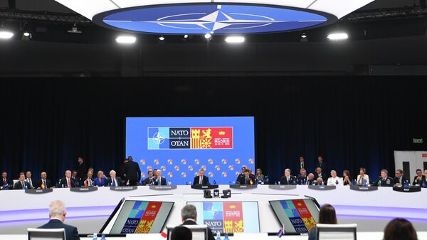 Открытие первого пленарного заседания саммита НАТО в Мадриде
