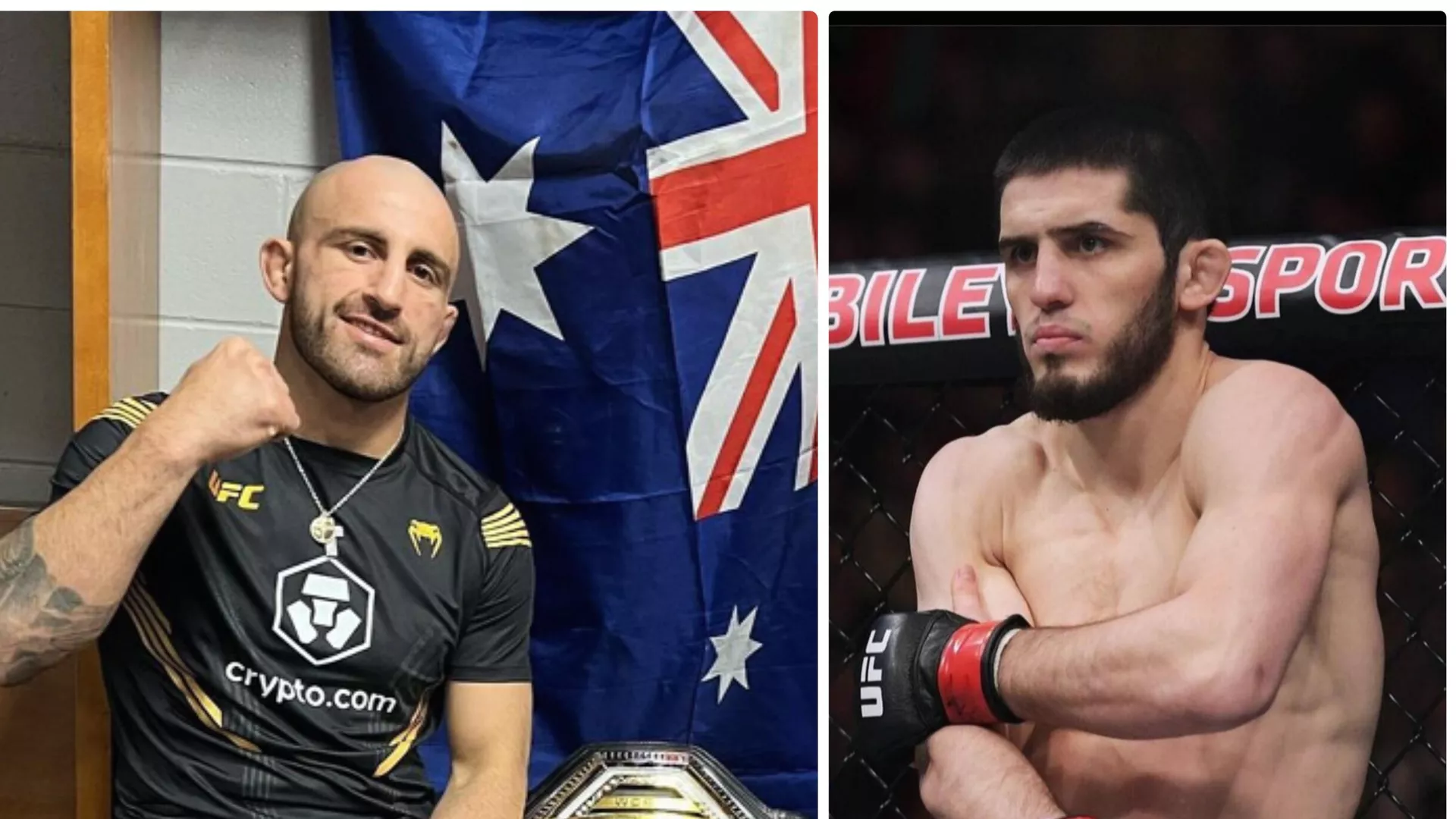 Бойцы UFC Чарльз Оливейра, Александр Волкановски и Ислам Махачев - РИА Новости, 1920, 01.07.2022