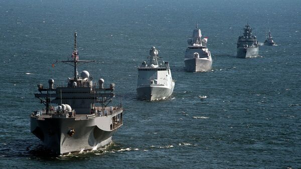 Корабли НАТО во время учений. Архивное фото