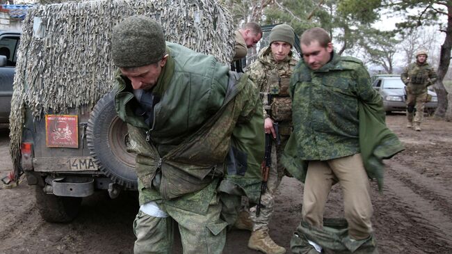 Военнослужащие ЛНР в украинском плену