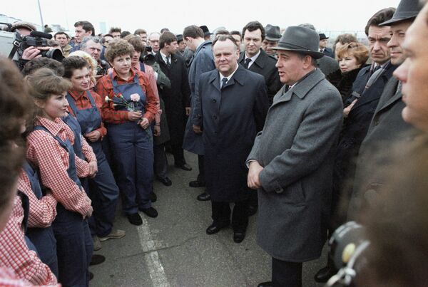 Пребывание Генерального секретаря ЦК КПСС М. С. Горбачева в Куйбышевской области