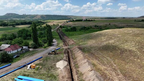 Строительство трубопровода из Ханженковского водохранилища в Донецк