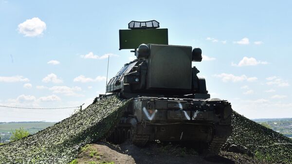 Зенитный ракетный комплекс Тор М2У работает в зоне спецоперации на Украине