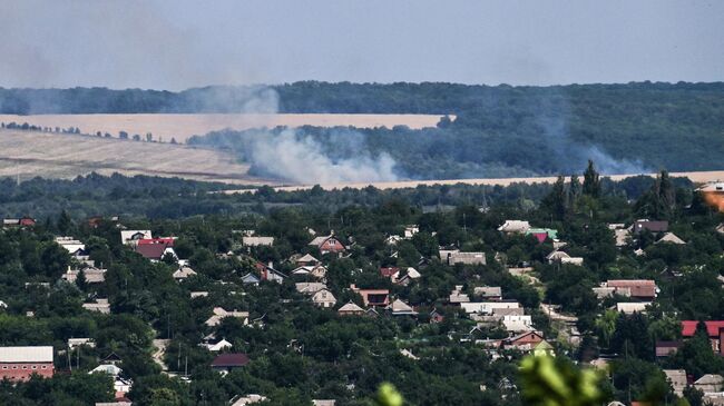 Вид на Славянск