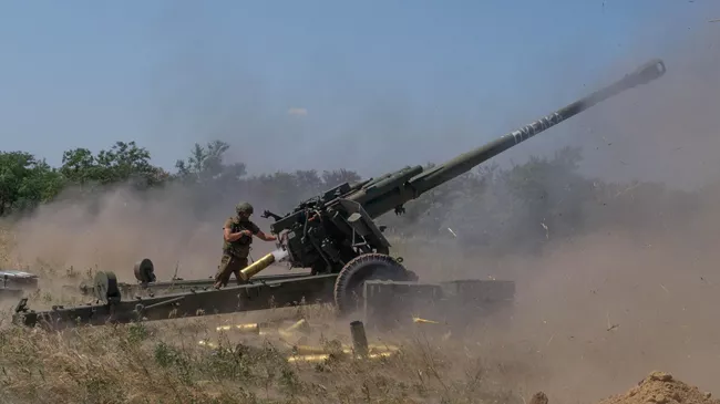 Боевая работа артиллерийских расчетов в ходе специальной военной операции