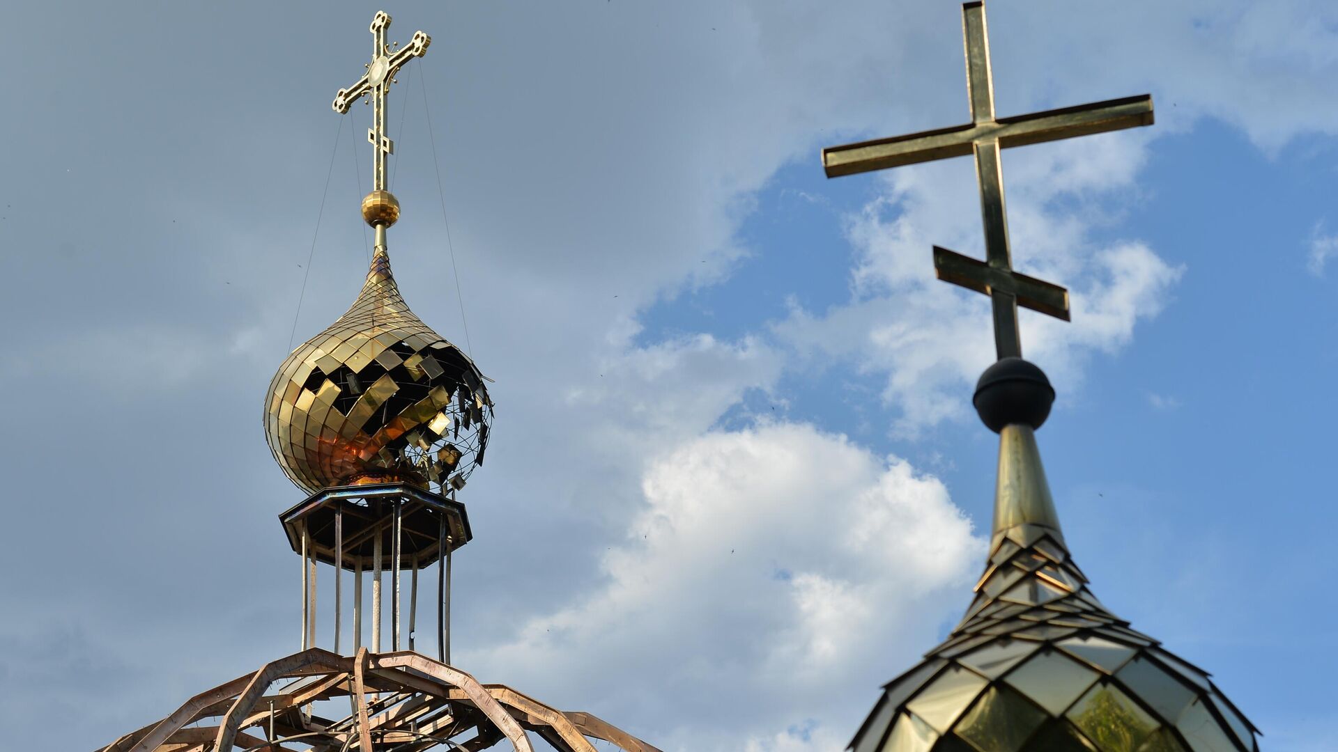 Разрушенный Второй Свято-Митрофановский храм в Лисичанске - РИА Новости, 1920, 29.01.2025