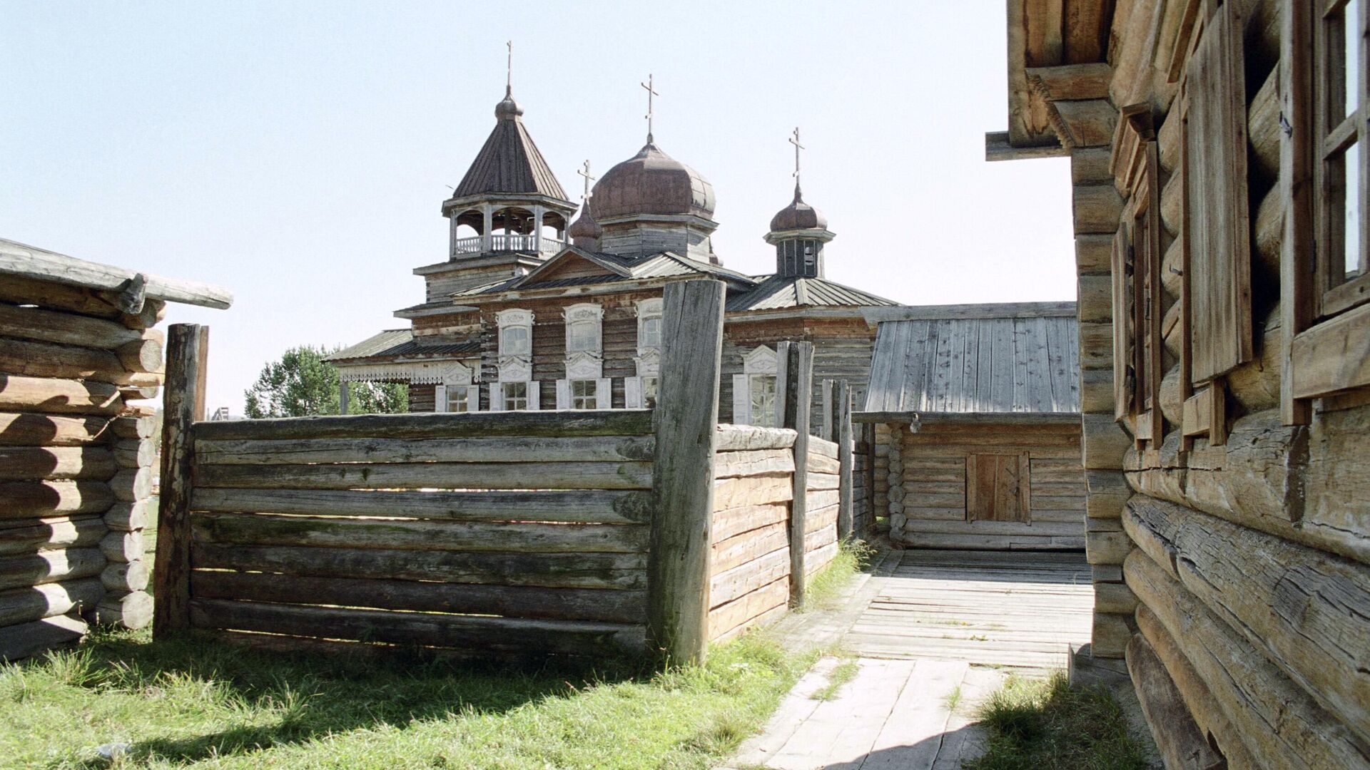 Архитектурно-этнографический музей Тальцы, расположенный в тайге на берегу Ангары - РИА Новости, 1920, 11.07.2022