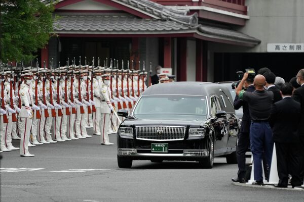 Церемония похорон бывшего премьер-министра Японии Синдзо Абэ