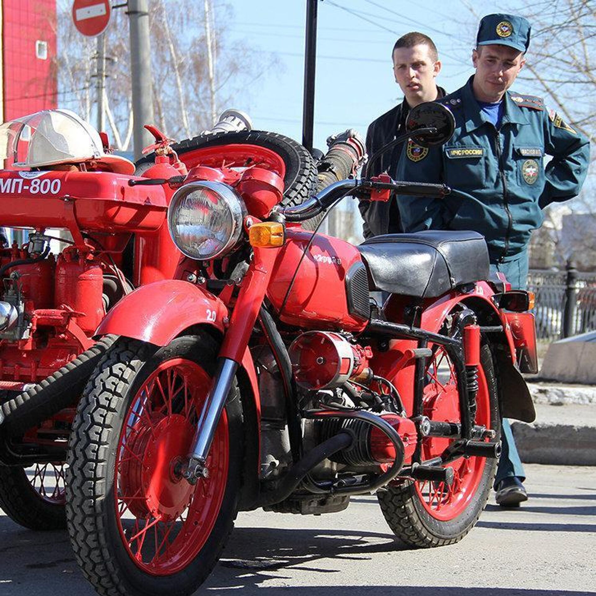 Мотоцикл пожарный м-72