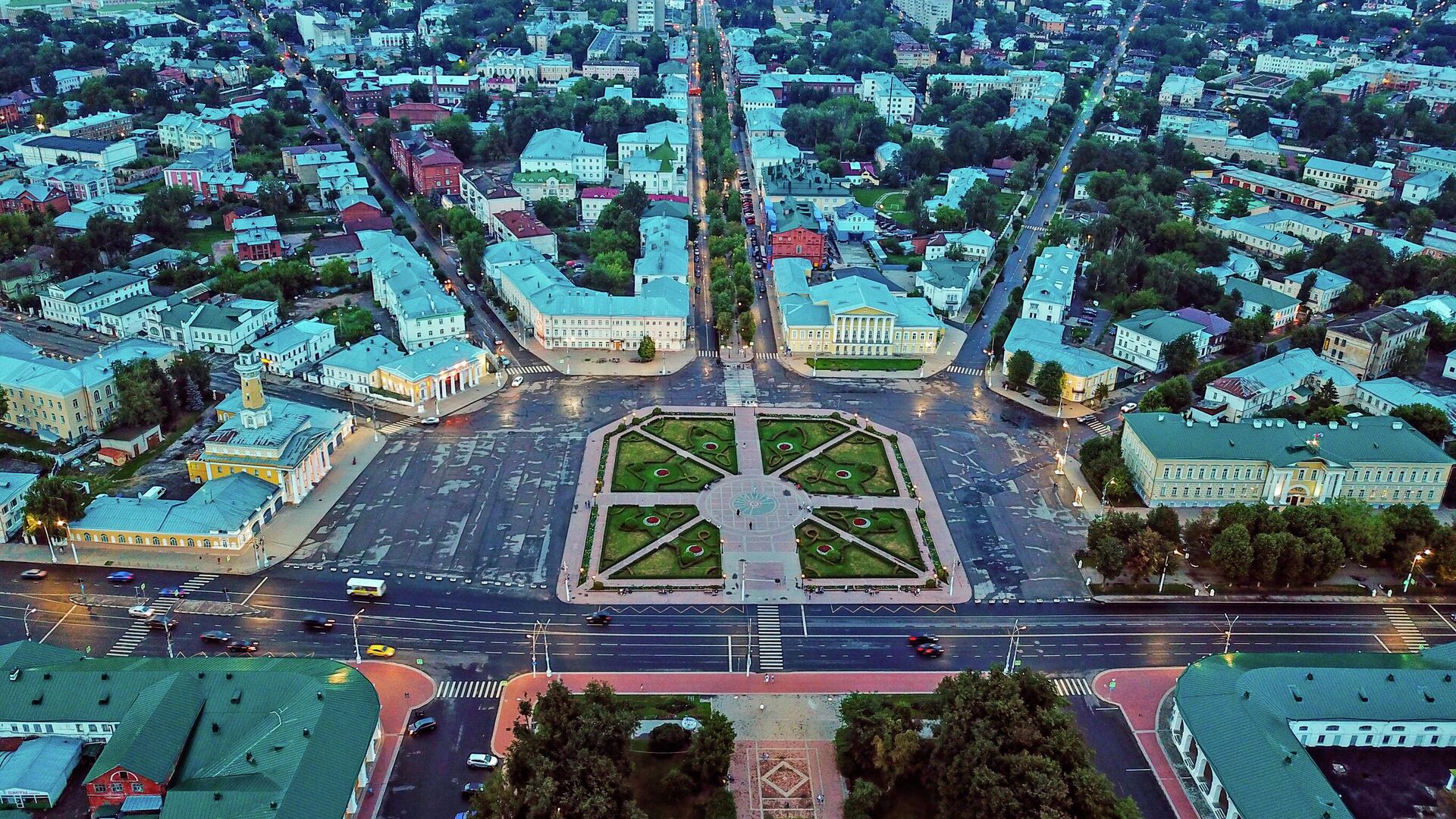 Сусанинская площадь в Костроме - РИА Новости, 1920, 12.08.2022