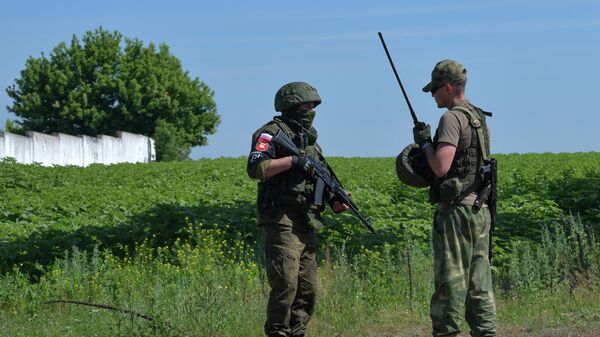 Российские военнослужащие в Харьковской области