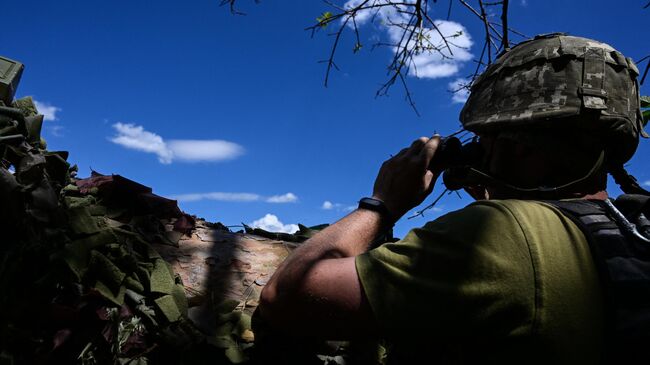 Украинский военнослужащий