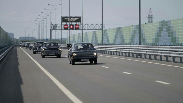 Старт движения по скоростной автомобильной дороге Обход Хабаровска