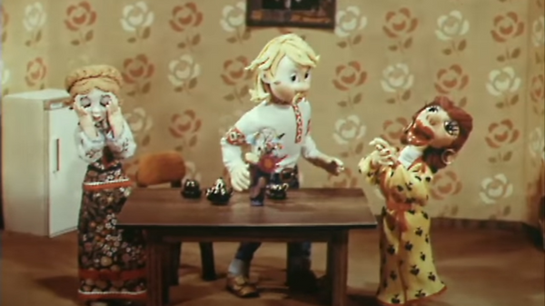 Кадр из кукольного мультфильма Всем чертям назло