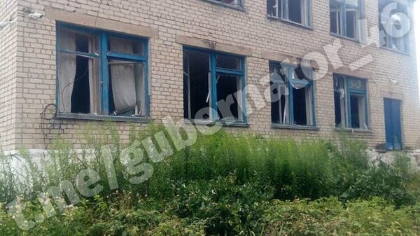 Последствия минометного обстрела со стороны Украины села Дроновка. 15 июля 2022