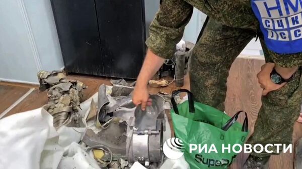 Фрагменты американских РСЗО HIMARS, найденные на месте ударов в Алчевске