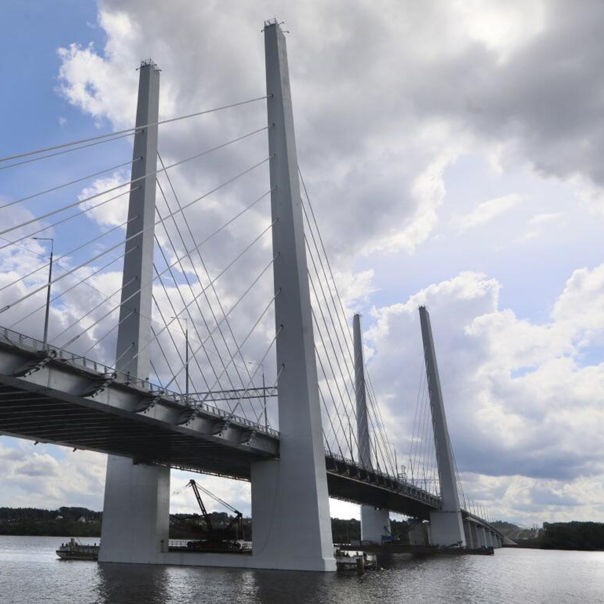 В Череповце построили второй вантовый мост через Шексну - РИА Новости,  18.07.2022