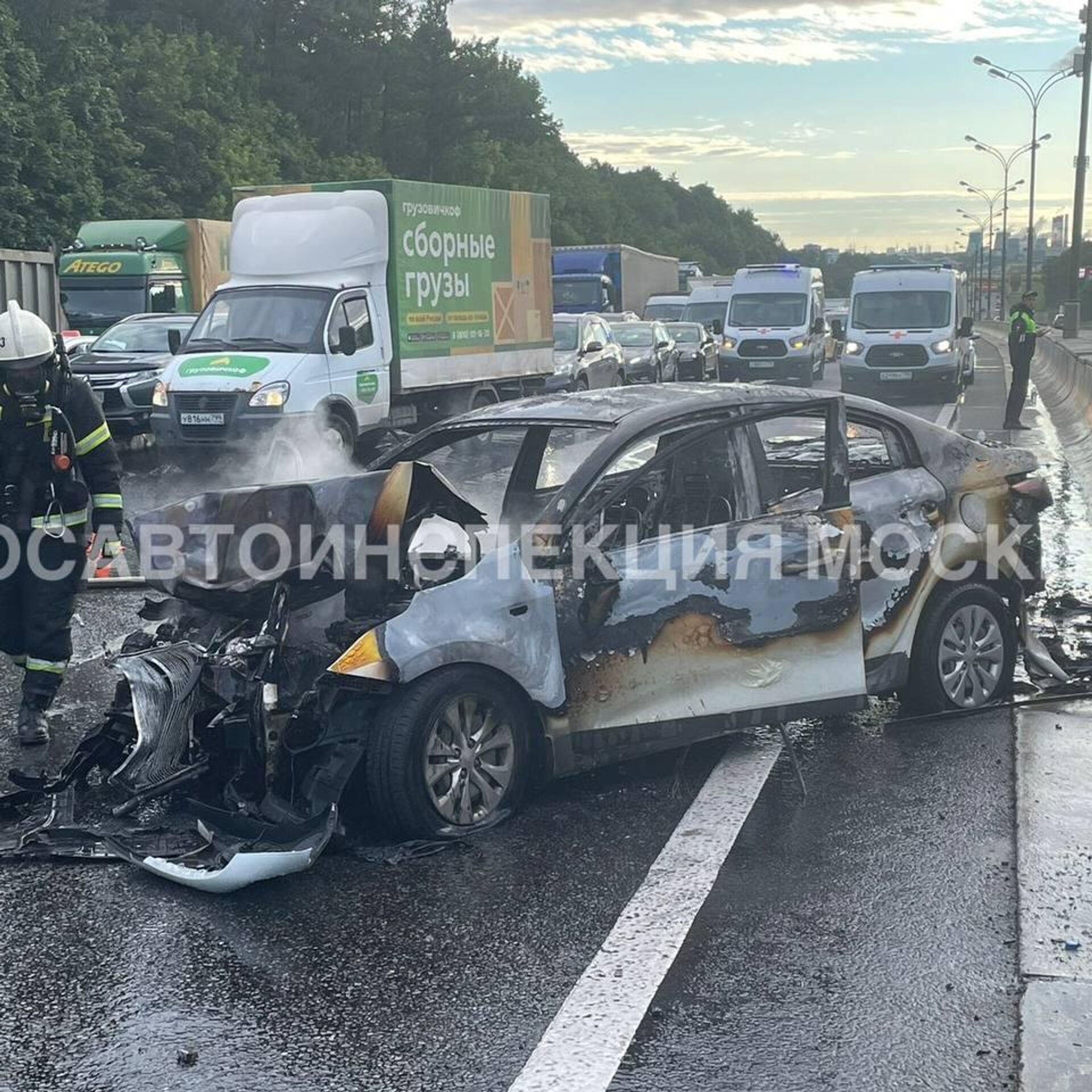 Стали известны подробности смертельного ДТП на МКАД - РИА Новости,  19.07.2022