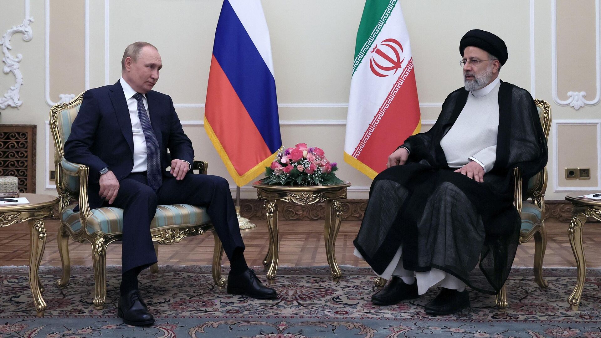 Президент РФ Владимир Путин и президент Ирана Эбрахим Раиси во время встречи в Тегеране - РИА Новости, 1920, 20.07.2022
