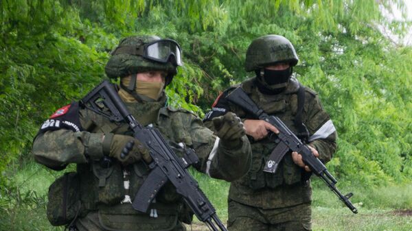 Сотрудники военной полиции РФ в Херсонской области