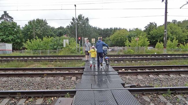  Ж/д переезд в Раменском округе