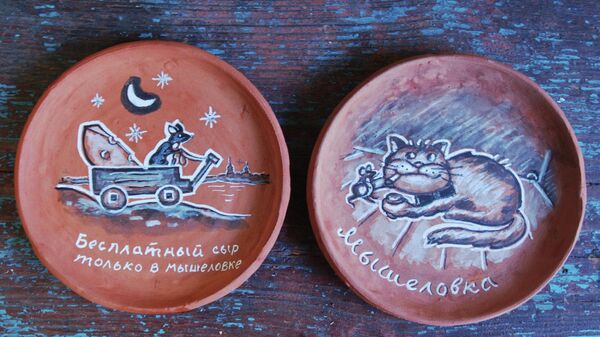 Сувенирная продукция, выполненная умельцами города Мышкина
