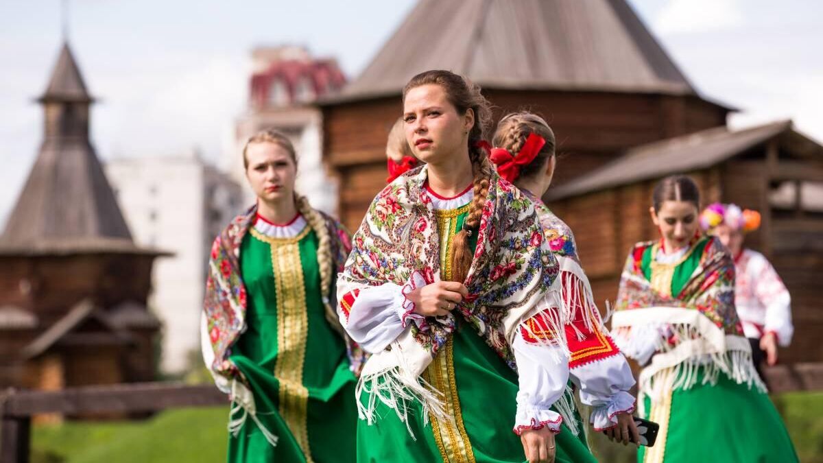 Участники фестиваля славянского искусства Русское поле - РИА Новости, 1920, 31.07.2024