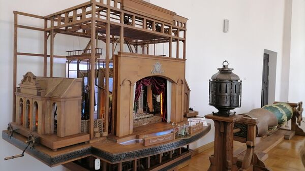 Выставка театральной машинерии в Несвижском замке