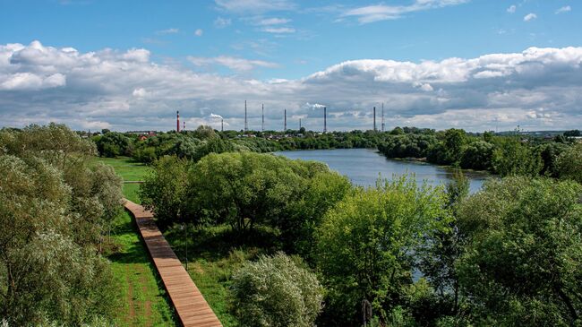 Летний вид города Воскресенск