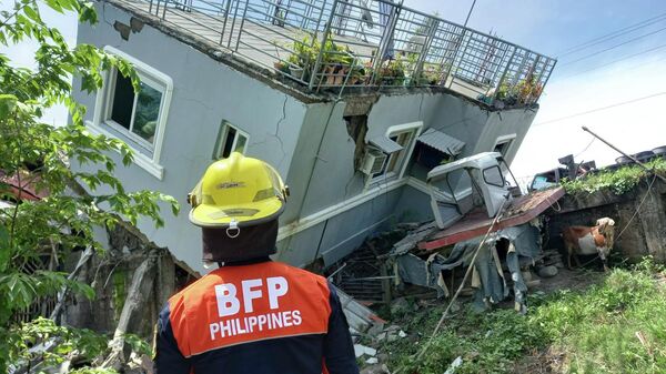 Последствия землетрясения на Филиппинах 