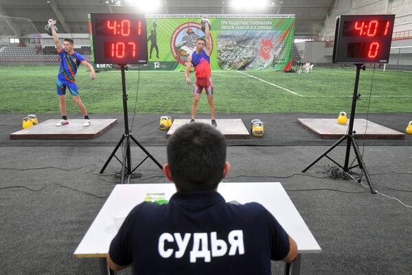 Участники XIII Всероссийских летних сельских спортивных игр в Омске