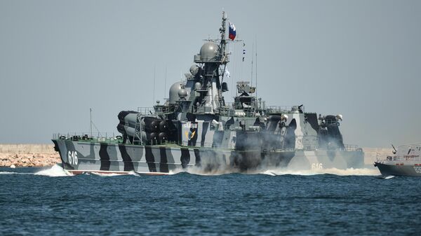 Малый ракетный корабль на воздушной подушке Самум Черноморского флота ВМФ России