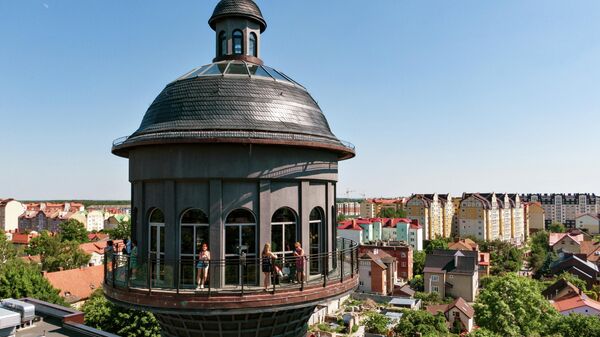 Смотровая площадка водонапорной башни в Зеленоградске в Калининградской области
