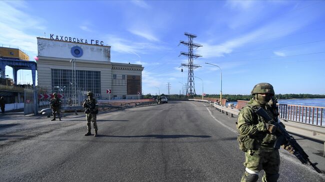 Каховская гидроэлектростанция в Херсонской области