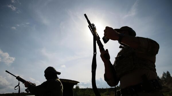 Иностранные наемники в зоне боевых действий на Украине. Архивное фото