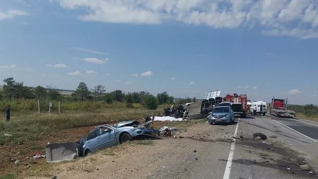 На месте ДТП в Волгоградской области. 1 августа 2022