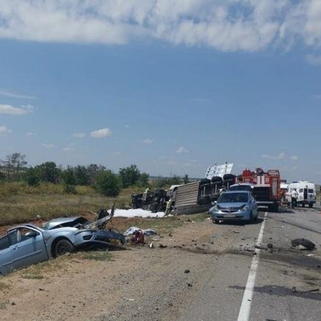 В ДТП под Волгоградом погибли три человека - РИА Новости, 01.08.2022