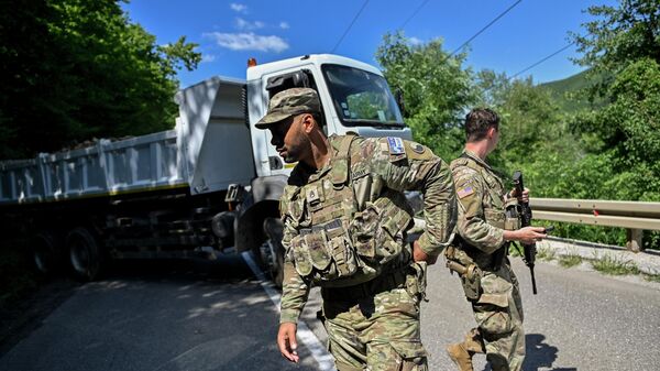 Солдаты США из миссии НАТО KFOR в Косово