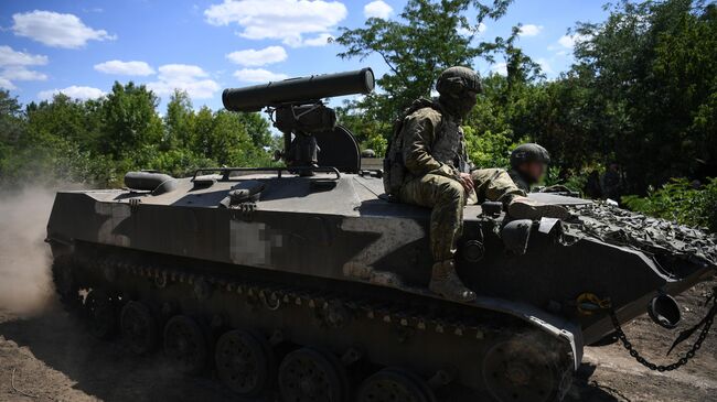 Военнослужащие десантной противотанковой батареи ВДВ на южном направлении специальной военной операции на Украине