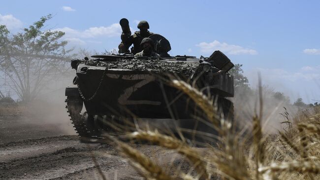 Военнослужащие десантной противотанковой батареи ВДВ на южном направлении специальной военной операции на Украине